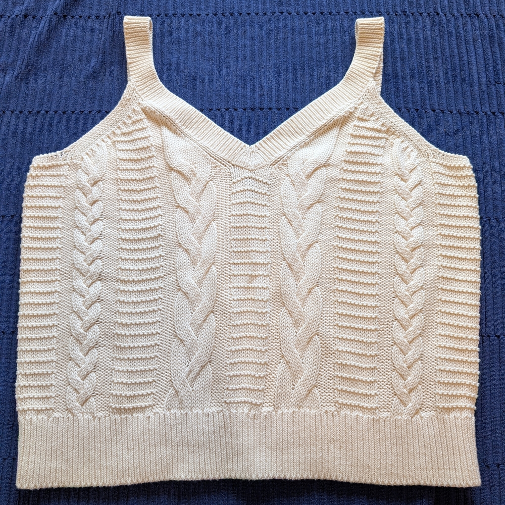 Banana Republic Ivory Knit Sweater